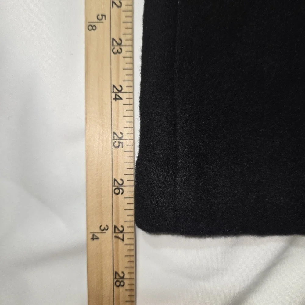 Frances Valentine Pants Women‎ 16 Black Bossy Wide Leg 100% Wool NEW